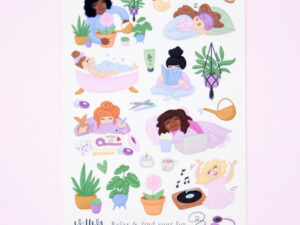 Sticker Sheet Relax and Find Your Joy