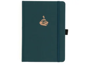 A5 Coffee & Books- Dot Grid Notebook